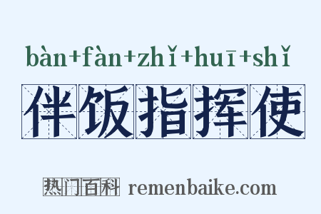 伴饭指挥使是什么意思的图片